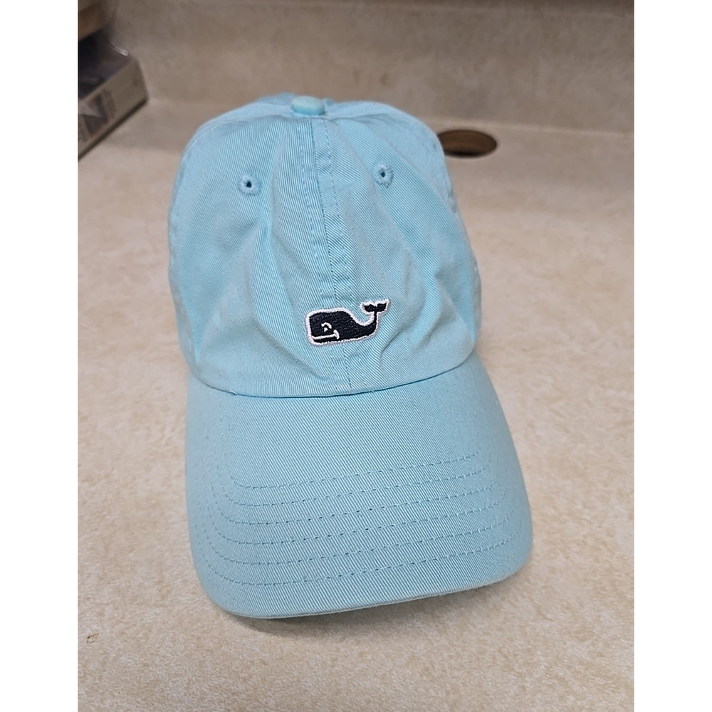 Vineyard Vines Blue Classic Whale Logo Adjustable Strapback Womans Baseball Cap